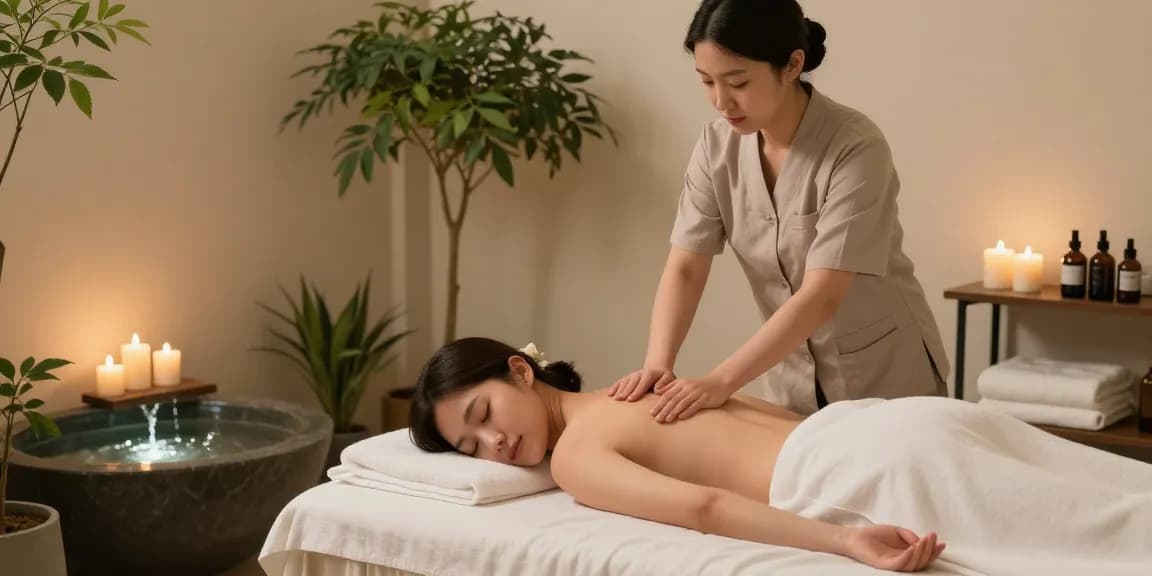 Experience 서울출장마사지 in a tranquil urban spa, with soothing lighting and serene atmosphere.