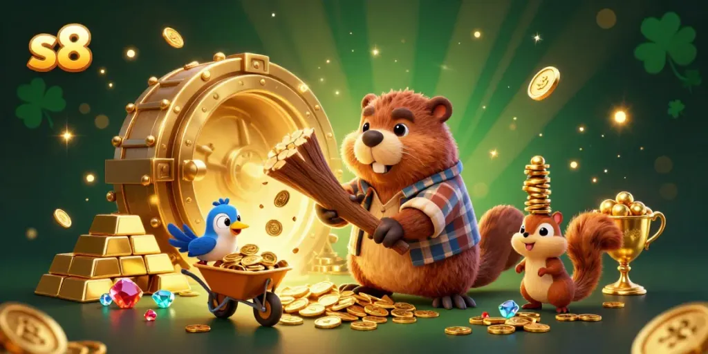 Experience the excitement of s8 with a vibrant scene showcasing fortune and fun in a casino environment.