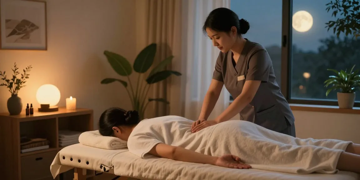 Experience soothing 영등포출장안마 in a tranquil home massage environment.