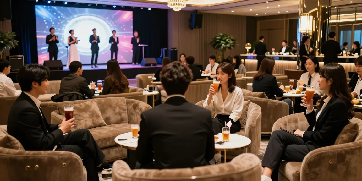 강남구구단에서 고급스러운 분위기 속에서 즐거운 시간을 보내는 사람들
