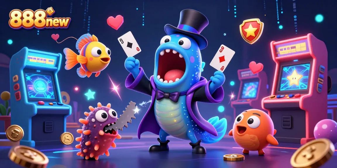 Experience the thrill of 888new with exciting casino game elements and enchanting characters.