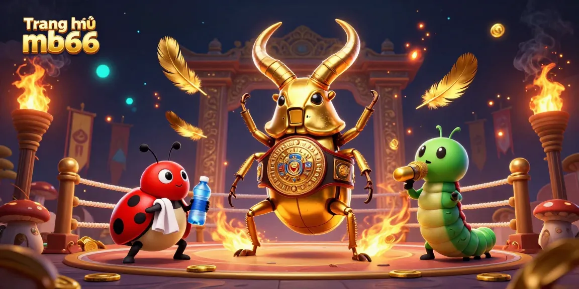 Experience Trang chủ mb66 with a vibrant 3D illustration of dynamic gambling characters in action.